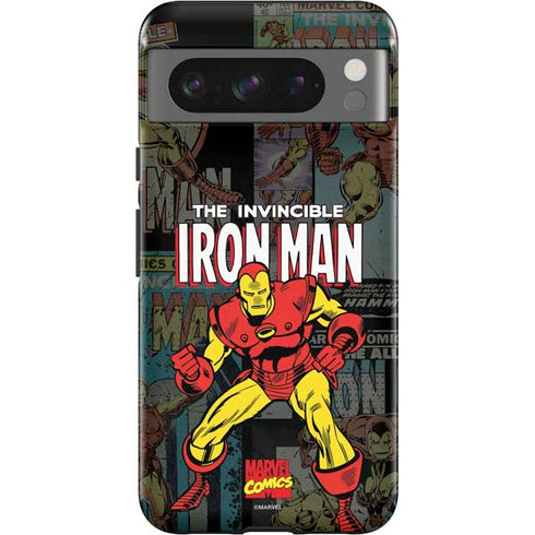 Marvel Classic Comics Iron Man Action Vintage Pixel Cases